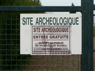 entrée du site
